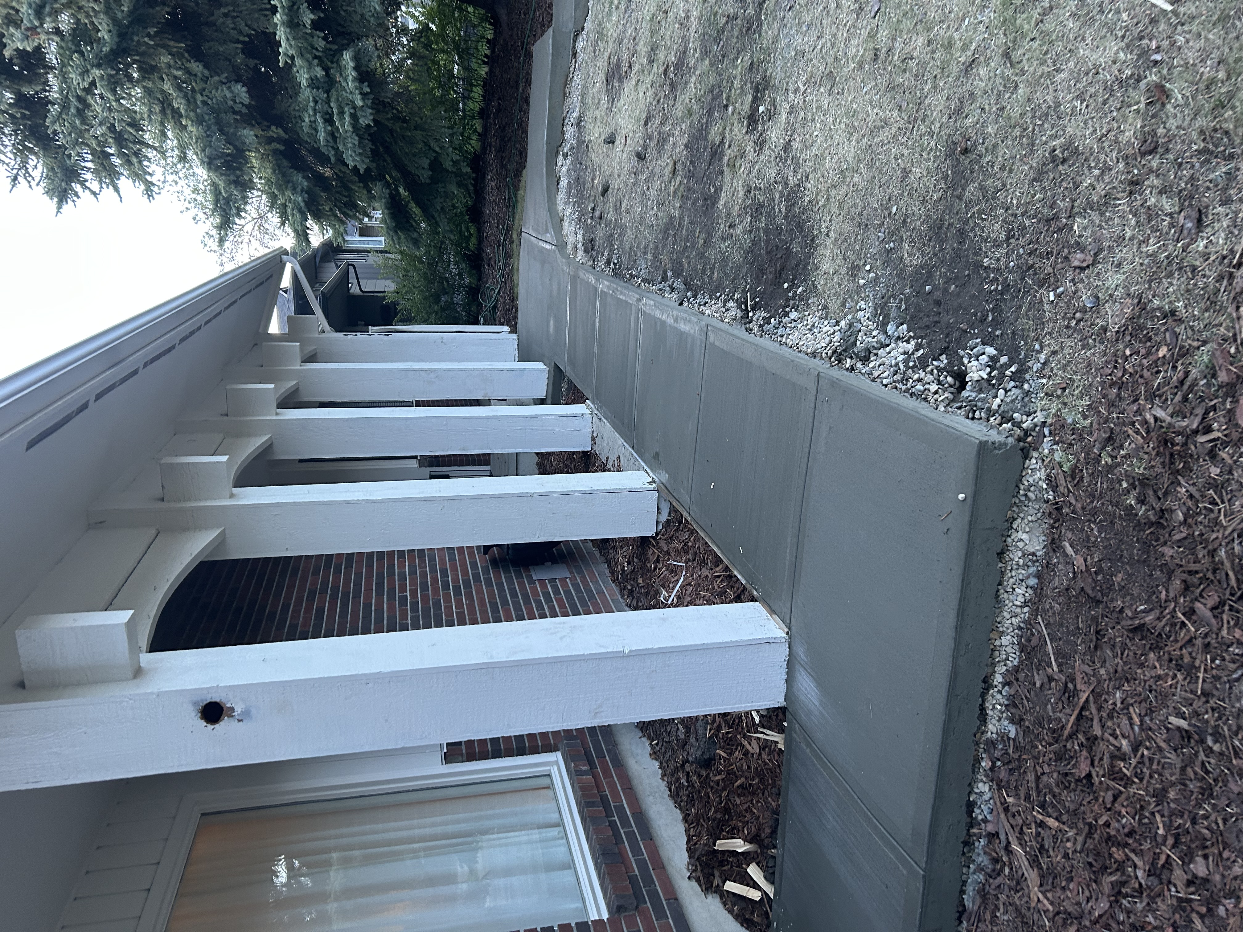 Professional concrete finishing showing smooth texture